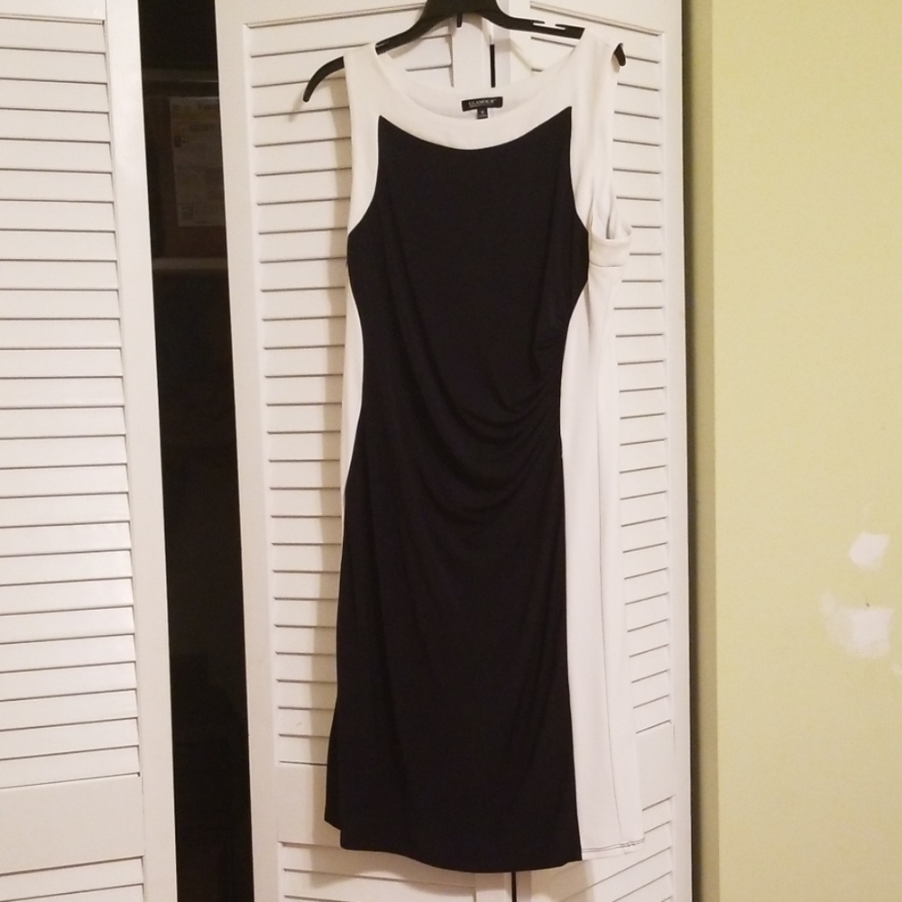 Beautiful Navy and white dress